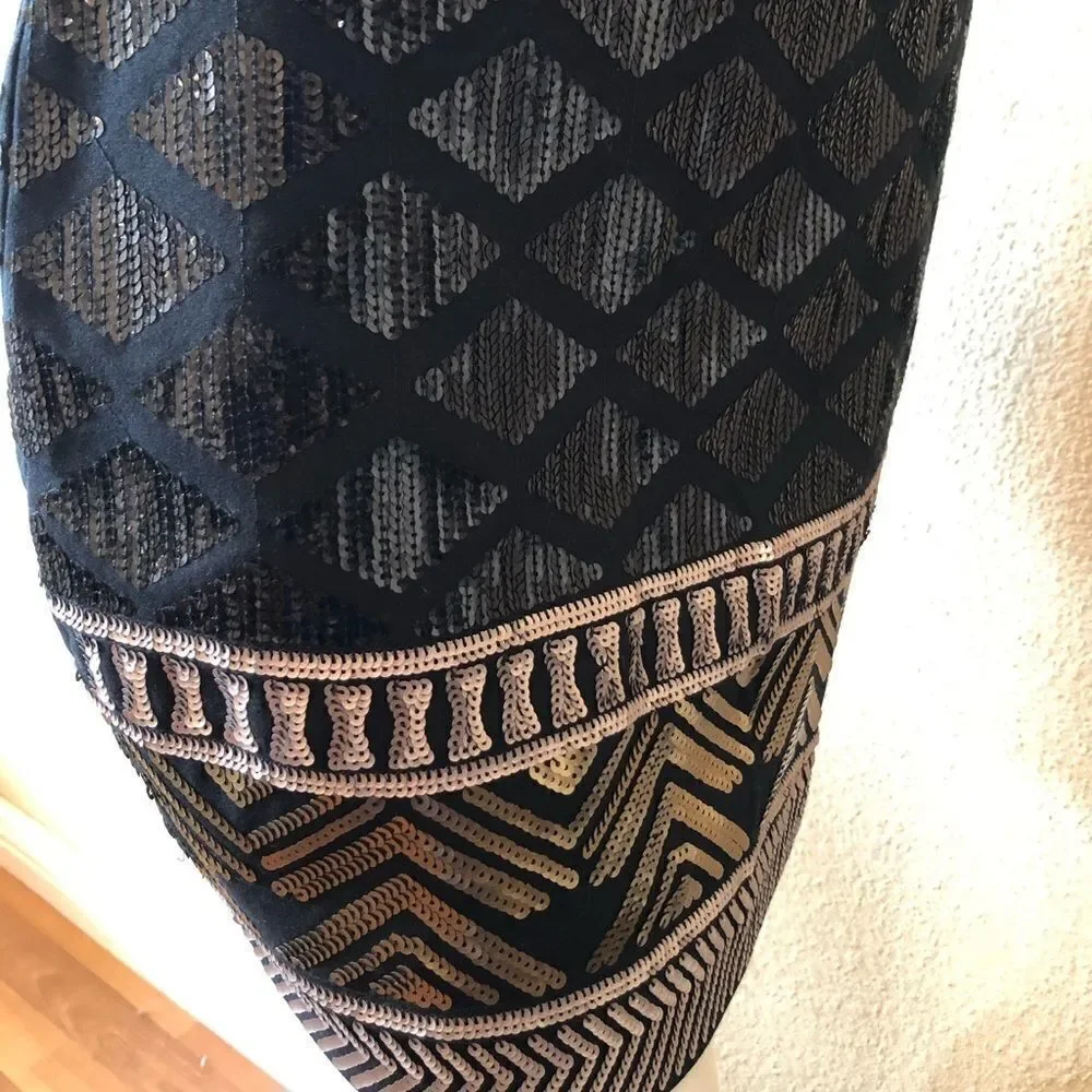 Express Sequin Diamond Mini Skirt Size Small